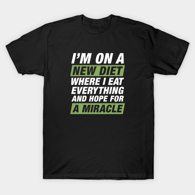 New Diet Miracle T-Shirt by VectorPlanet